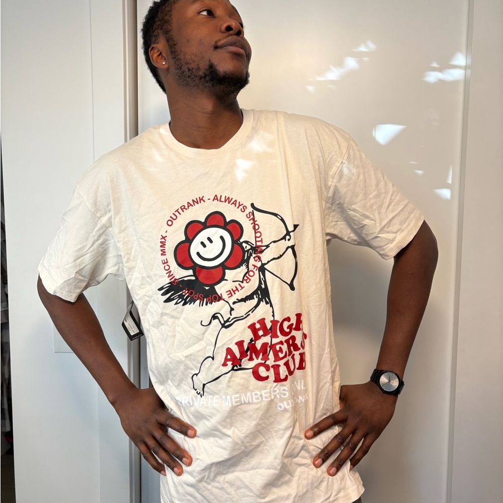 White Graphic Tee